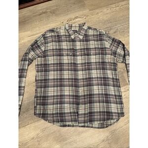 Mens PATAGONIA Casual Button Down Shirt sz XL 100% Organic Cotton
